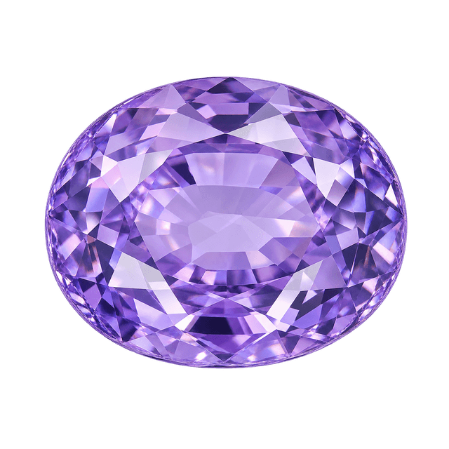 Natural violet sapphire